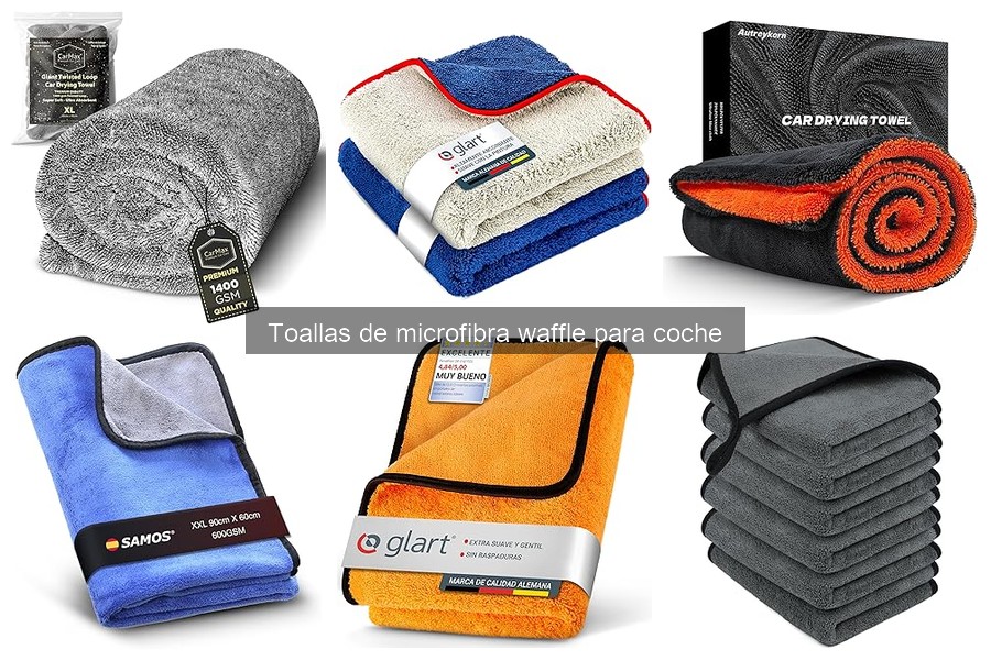 Ventajas de las Toallas de Microfibra Waffle para Limpiar el Coche