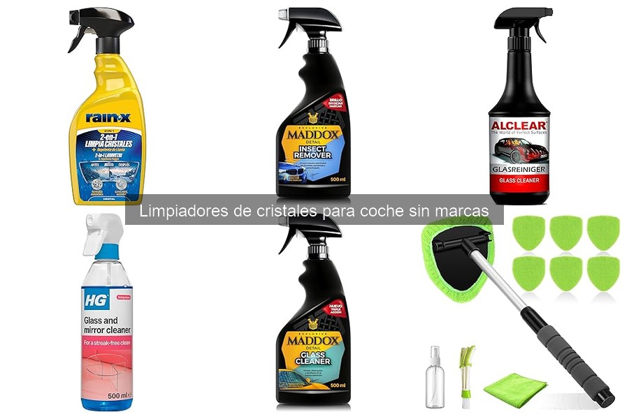 Ventajas de Limpiadores de Cristales para Coche Sin Marcas