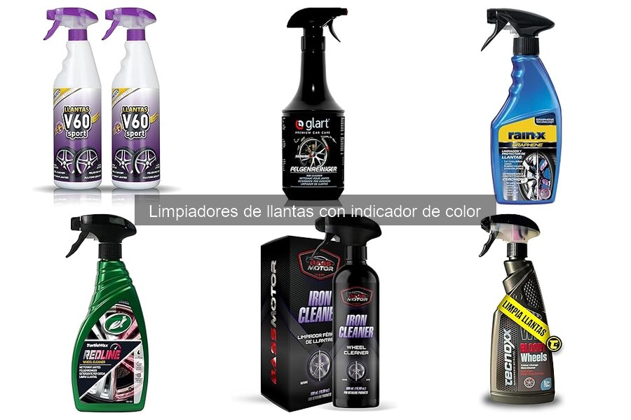 Ventajas de Limpiadores de Llantas con Indicador de Color