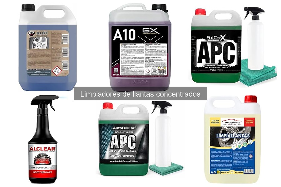 Ventajas de Limpiadores de Llantas Concentrados vs Líquidos