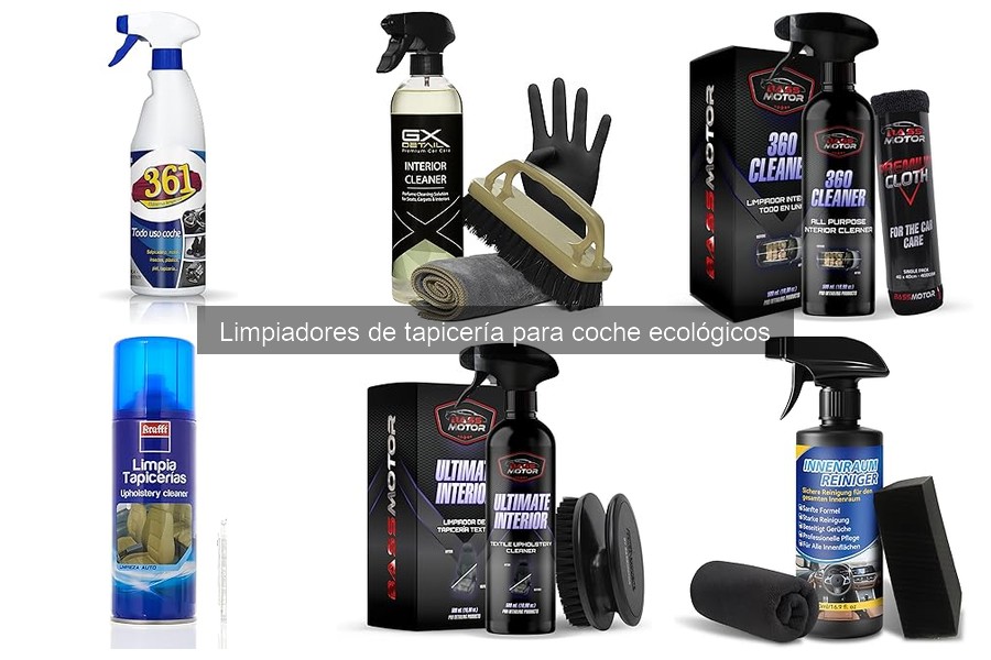 Ventajas de Limpiadores de Tapicería Ecológicos para Coche