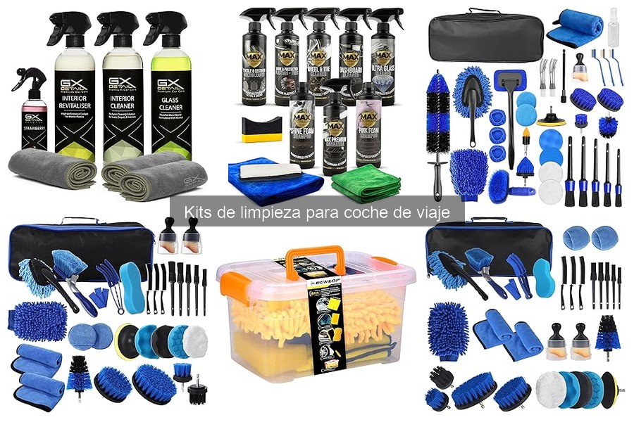 Ventajas de llevar un kit de limpieza para coche de viaje