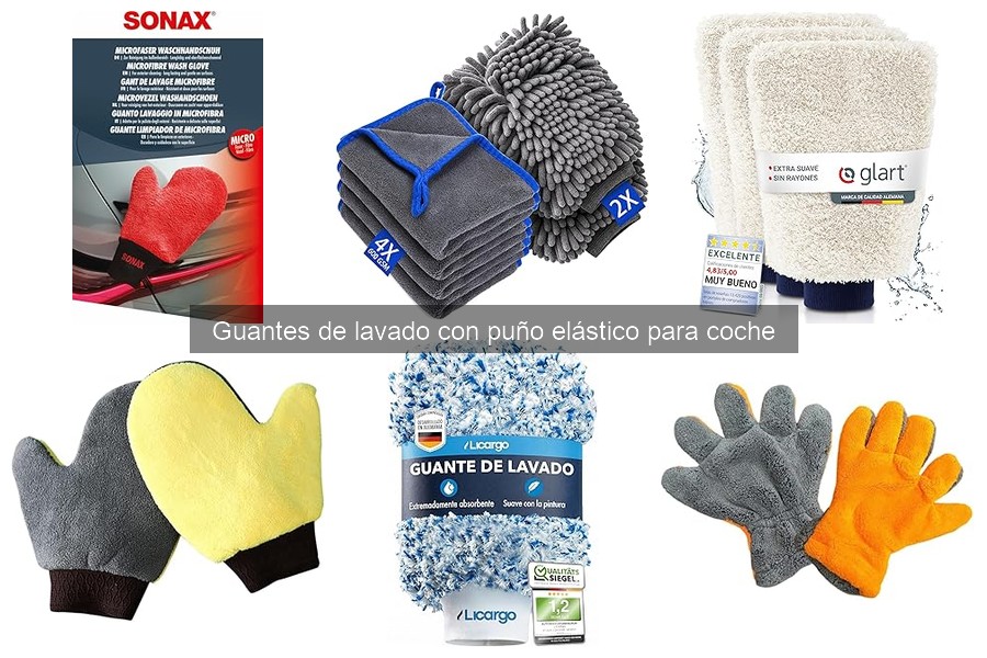Ventajas de los guantes de lavado con puño elástico para coches