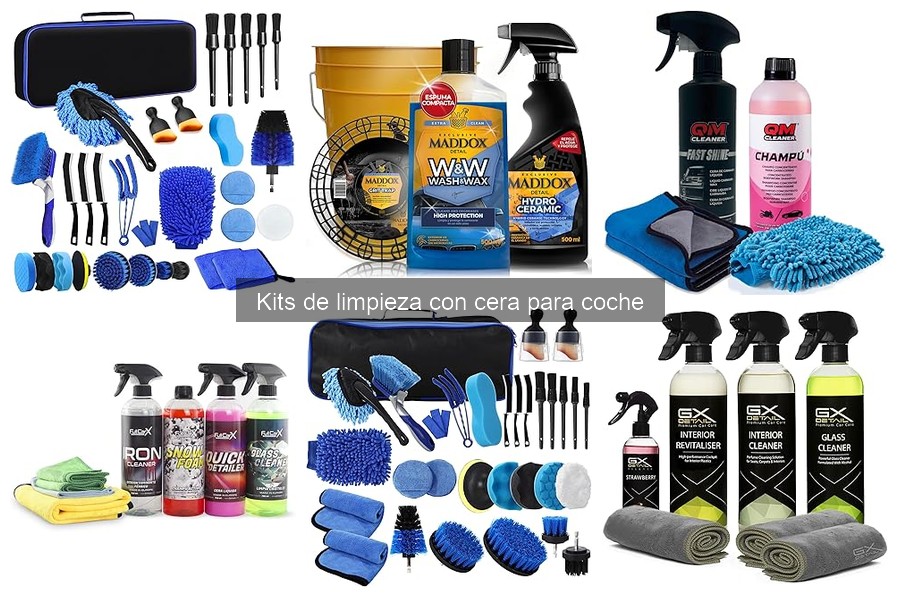 Ventajas de los Kits de Limpieza con Cera para Coche