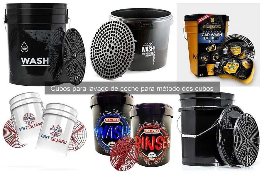 Ventajas de usar cubos para el lavado de coche