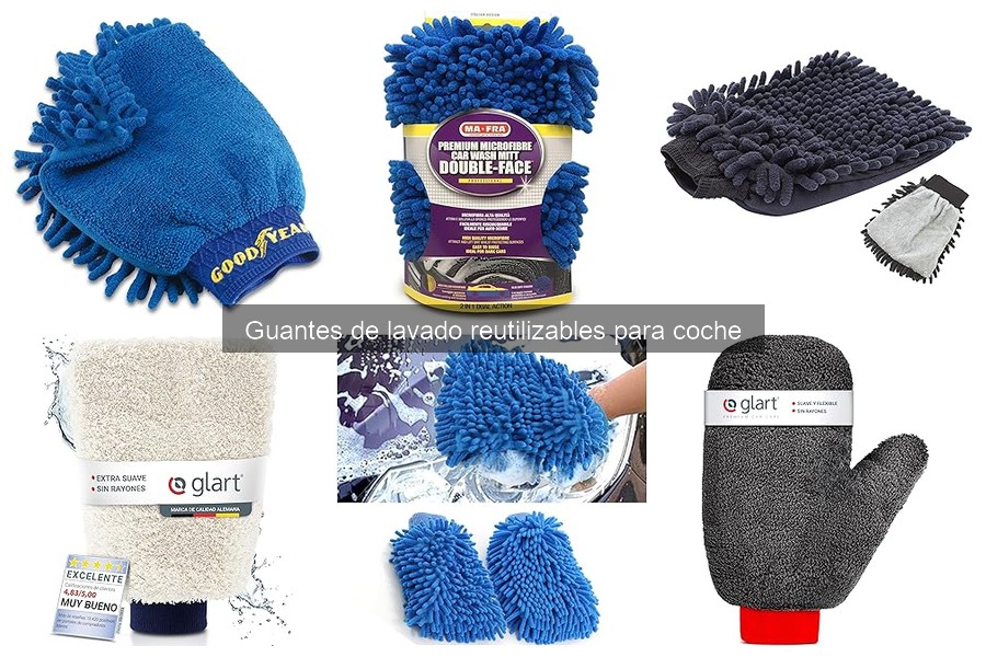 Ventajas de usar guantes de lavado reutilizables para coche