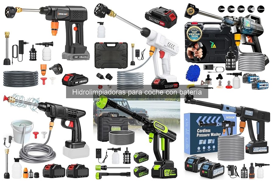 Ventajas de usar hidrolimpiadoras a batería para coches