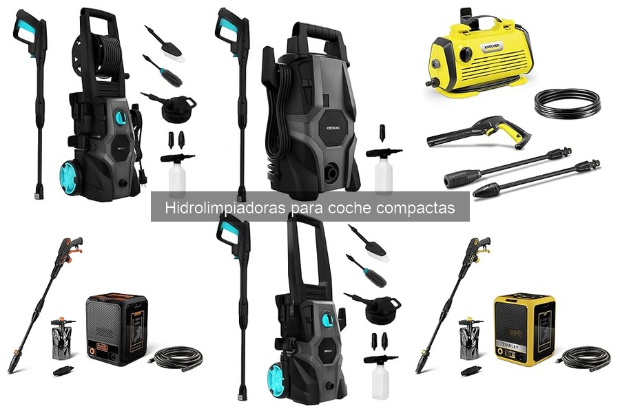 Ventajas de usar hidrolimpiadoras compactas para limpiar coches