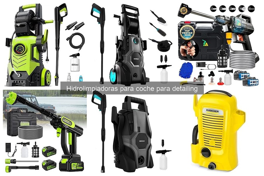 Ventajas de Usar Hidrolimpiadoras para Detailing de Coches