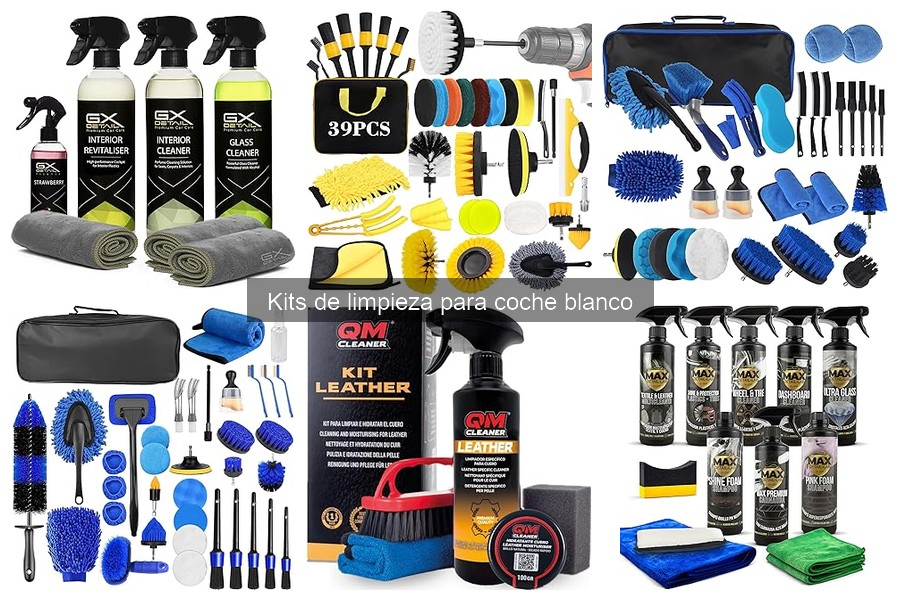 Ventajas de usar kits de limpieza para coches blancos