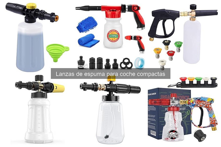Ventajas de usar lanzas de espuma para lavar el coche