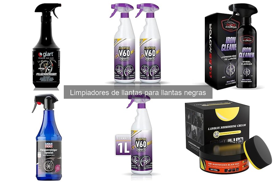 Ventajas de usar limpiadores específicos para llantas negras