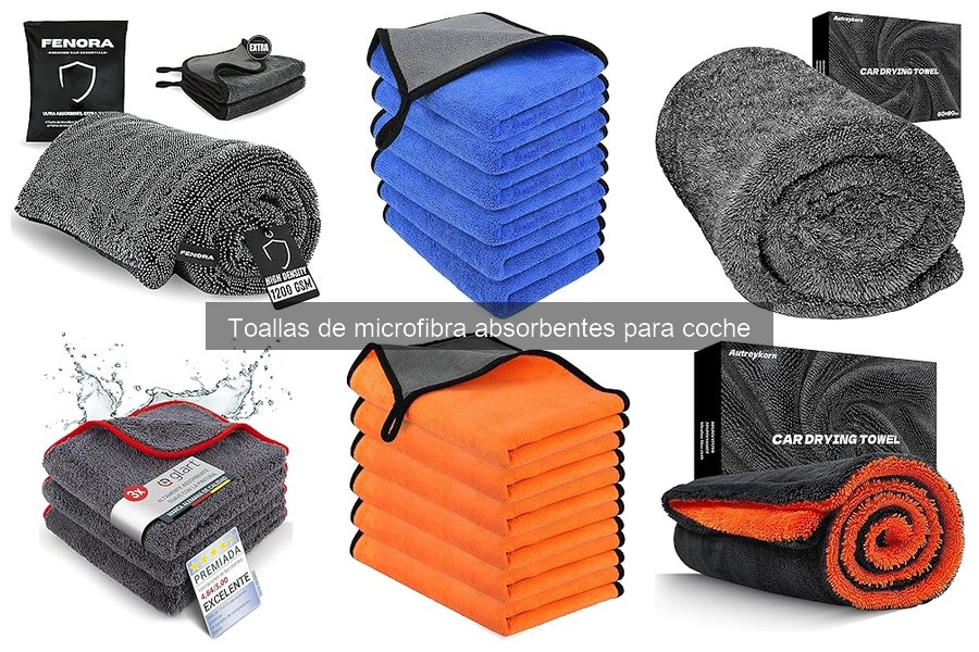 Ventajas de usar toallas de microfibra para limpiar el coche
