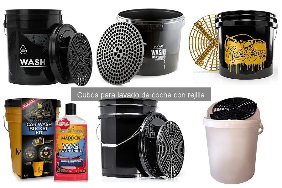 Ventajas de Usar un Cubo con Rejilla para Lavar el Coche
