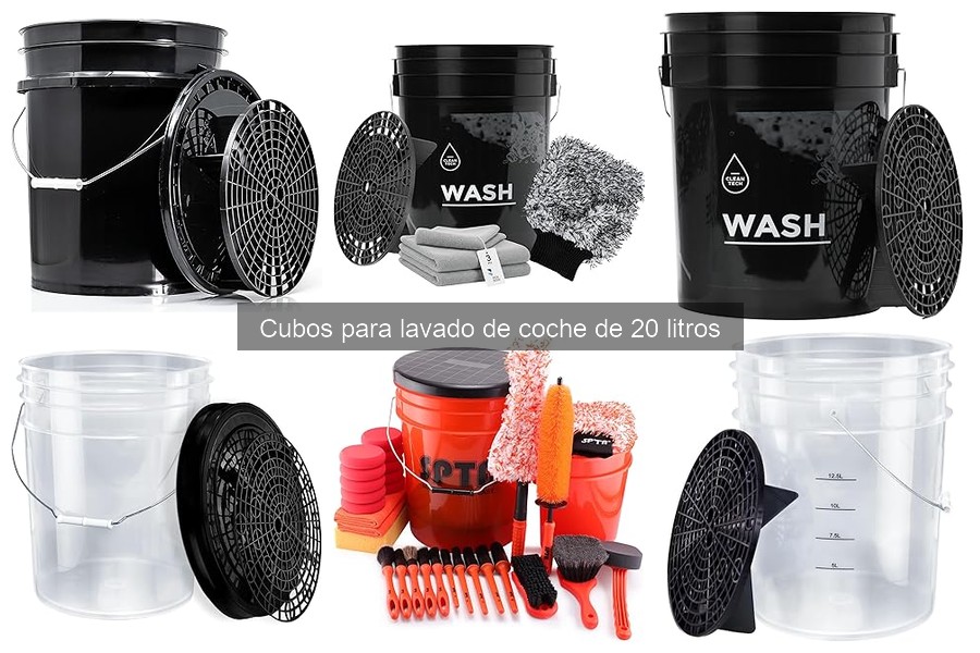 Ventajas de usar un cubo de 20 litros para el lavado de coche