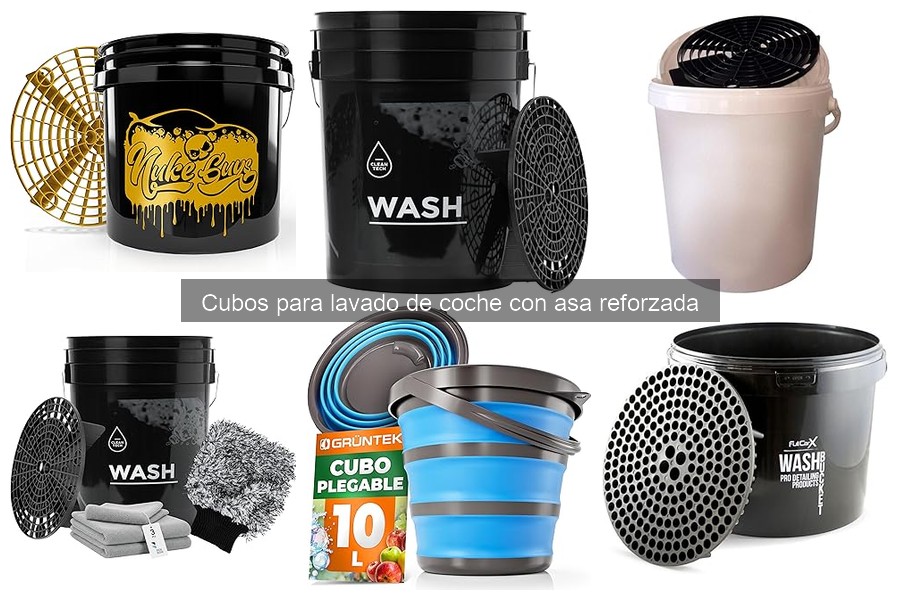 Ventajas de usar un cubo para lavado de coche con asa reforzada