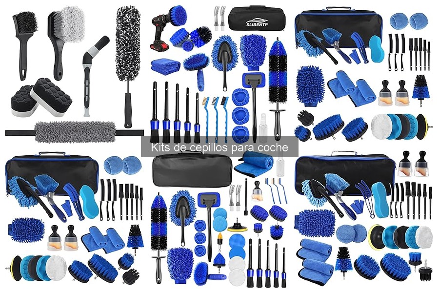 Ventajas de usar un kit de cepillos para coche