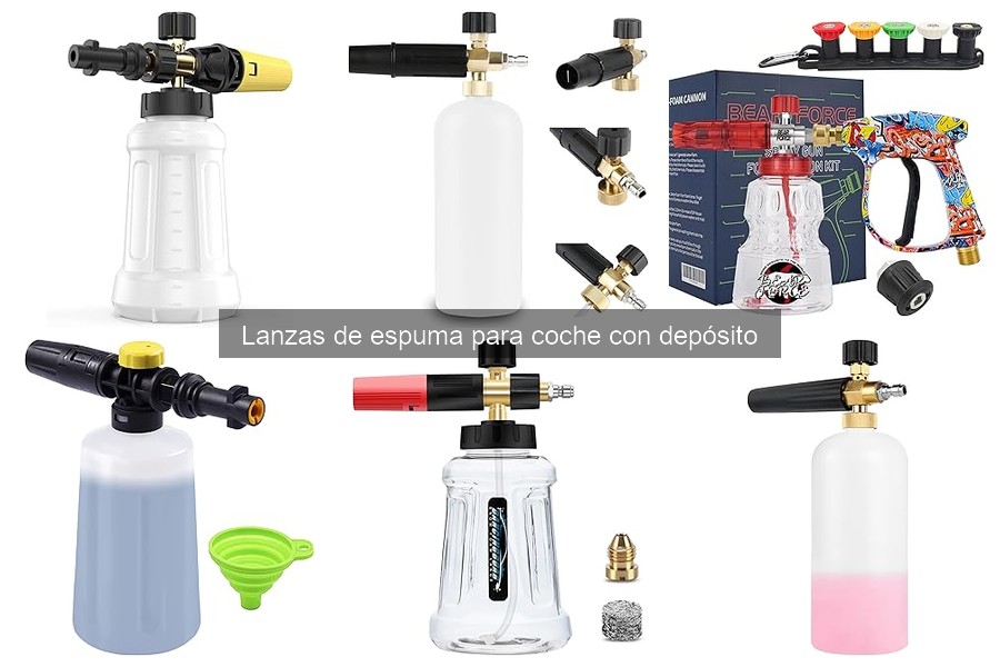 Ventajas de usar una lanza de espuma para limpiar el coche