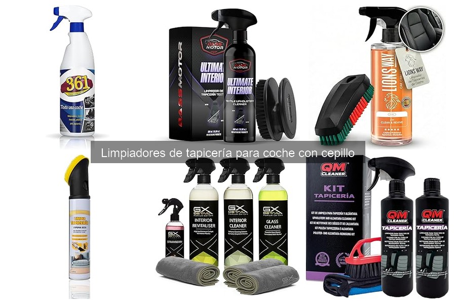 Ventajas del Limpiador de Tapicería con Cepillo para Coche