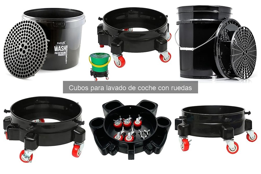 ** Ventajas y Desventajas de Cubos de Lavado de Coche con Ruedas