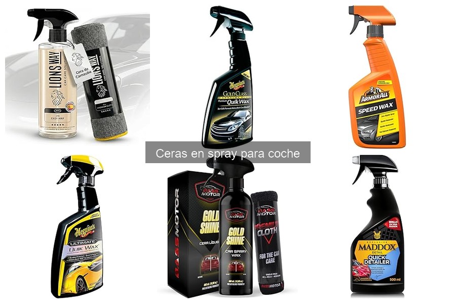 Ventajas y desventajas de la cera en spray para coches