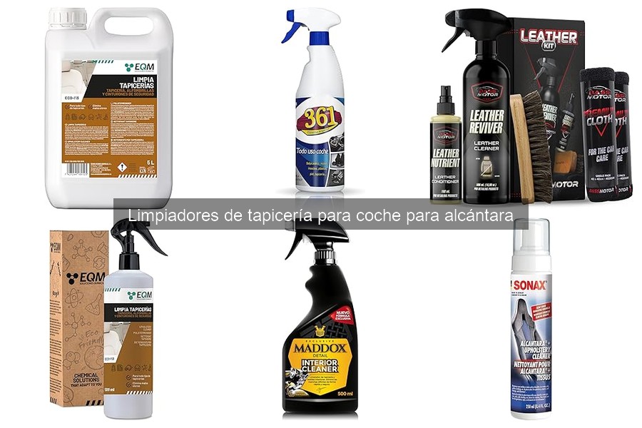 Ventajas y desventajas de limpiadores de alcántara para coche