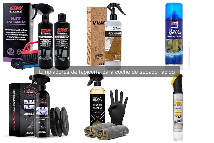 Ventajas y desventajas de limpiadores de tapicería de secado rápido