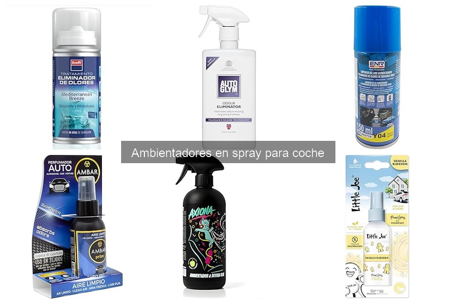 Ventajas y desventajas de los ambientadores en spray para coche