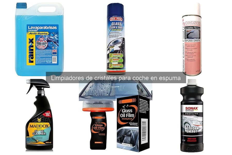 Ventajas y desventajas de los limpiadores de cristales en espuma