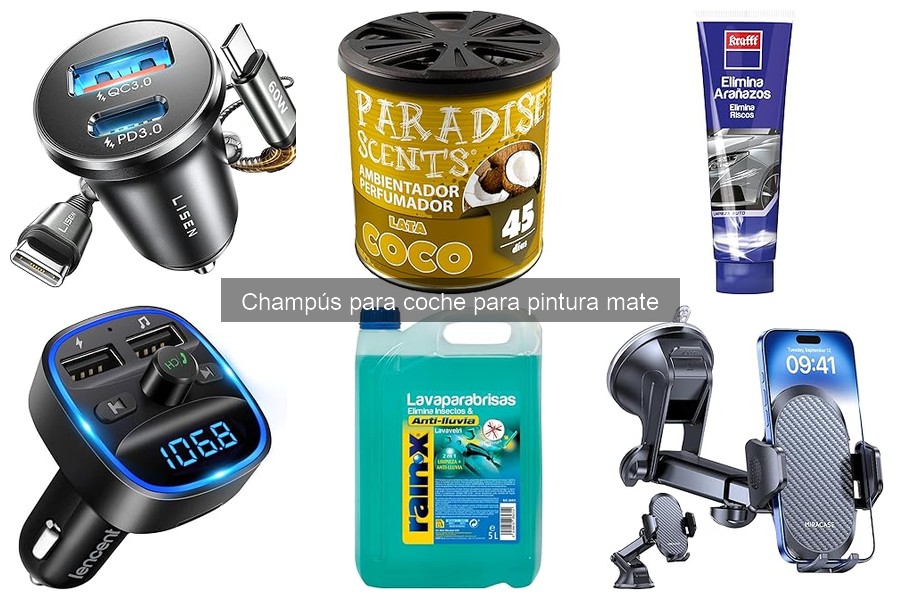 Ventajas y desventajas del champú para coche mate